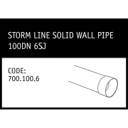 Marley Stormline Solid Wall 100DN Pipe 6SJ - 700.100.6